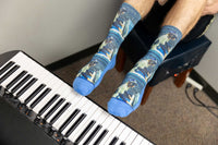 Men's Elton John, Concert at Dodger Stadium Socks