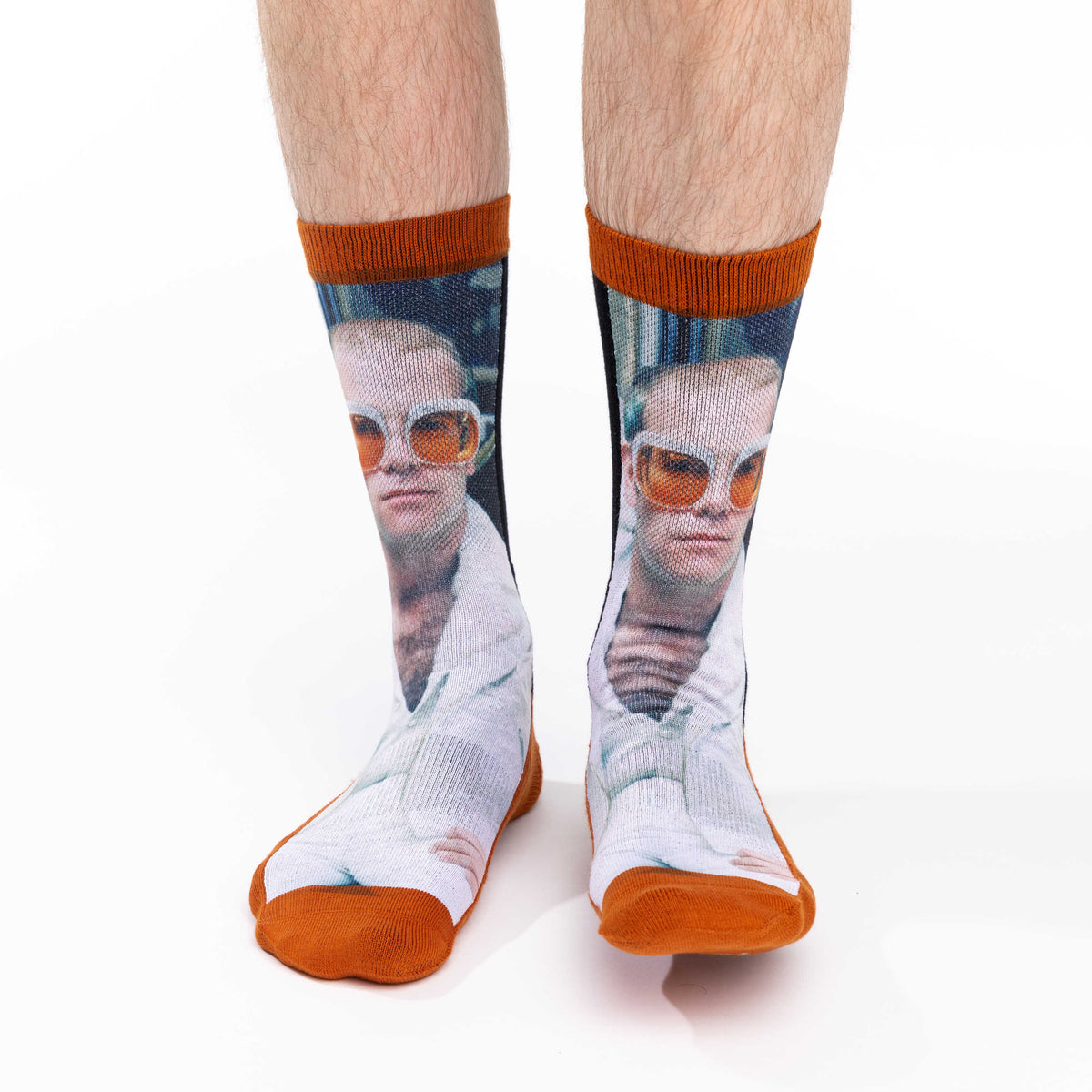 Men's Elton John, White Jacket Socks