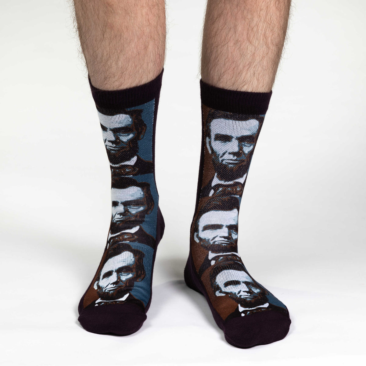Men's Abraham Lincoln, Portrait Socks