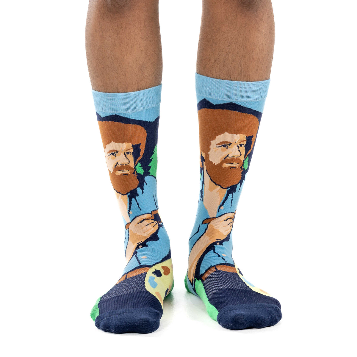 Men's Bob Ross, Exploring Color Palettes Socks
