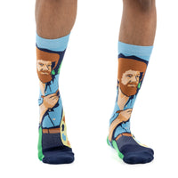 Men's Bob Ross, Exploring Color Palettes Socks