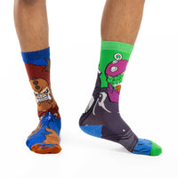 Men's Masters of the Universe, Trap Jaw & Beast Man Socks