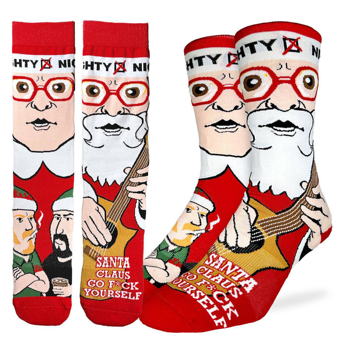 Men's Trailer Park Boys, Santa Claus, Go F@%k Yourself Socks