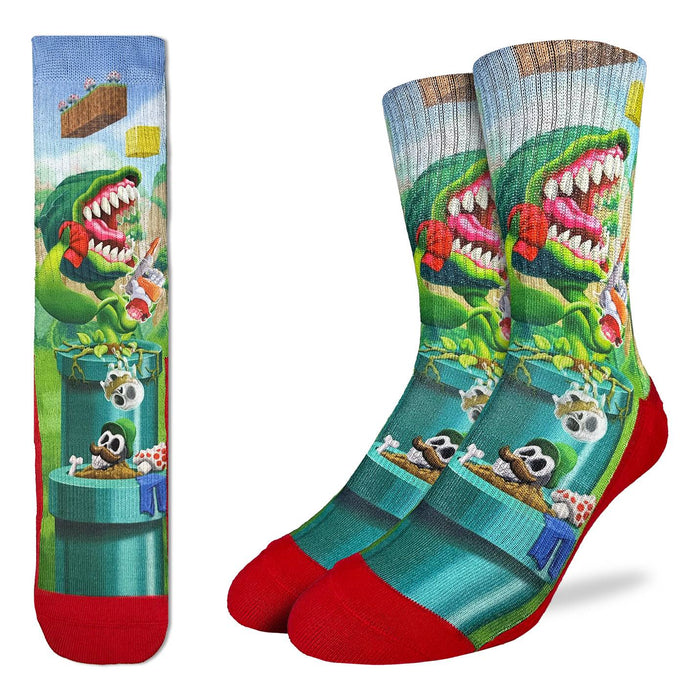 Men's Plants Eating Plumbers Socks