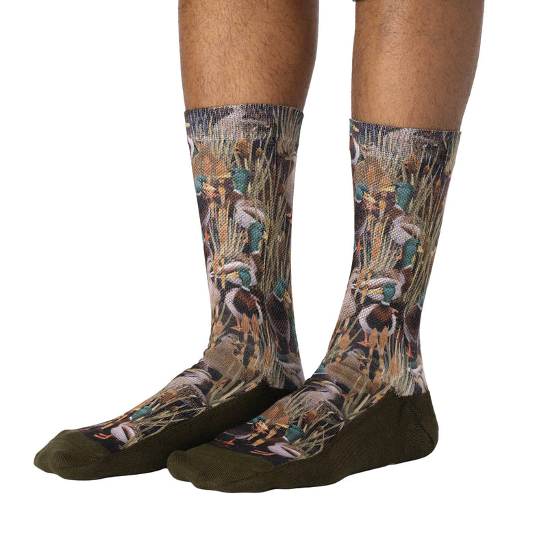 Men's Mallard Ducks in the Marsh Socks