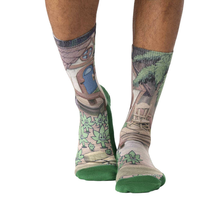 Men's Happy Weed Farm Socks