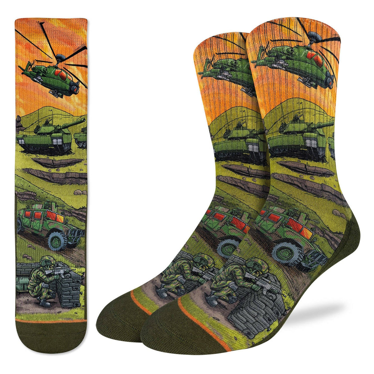 Men's Army Socks