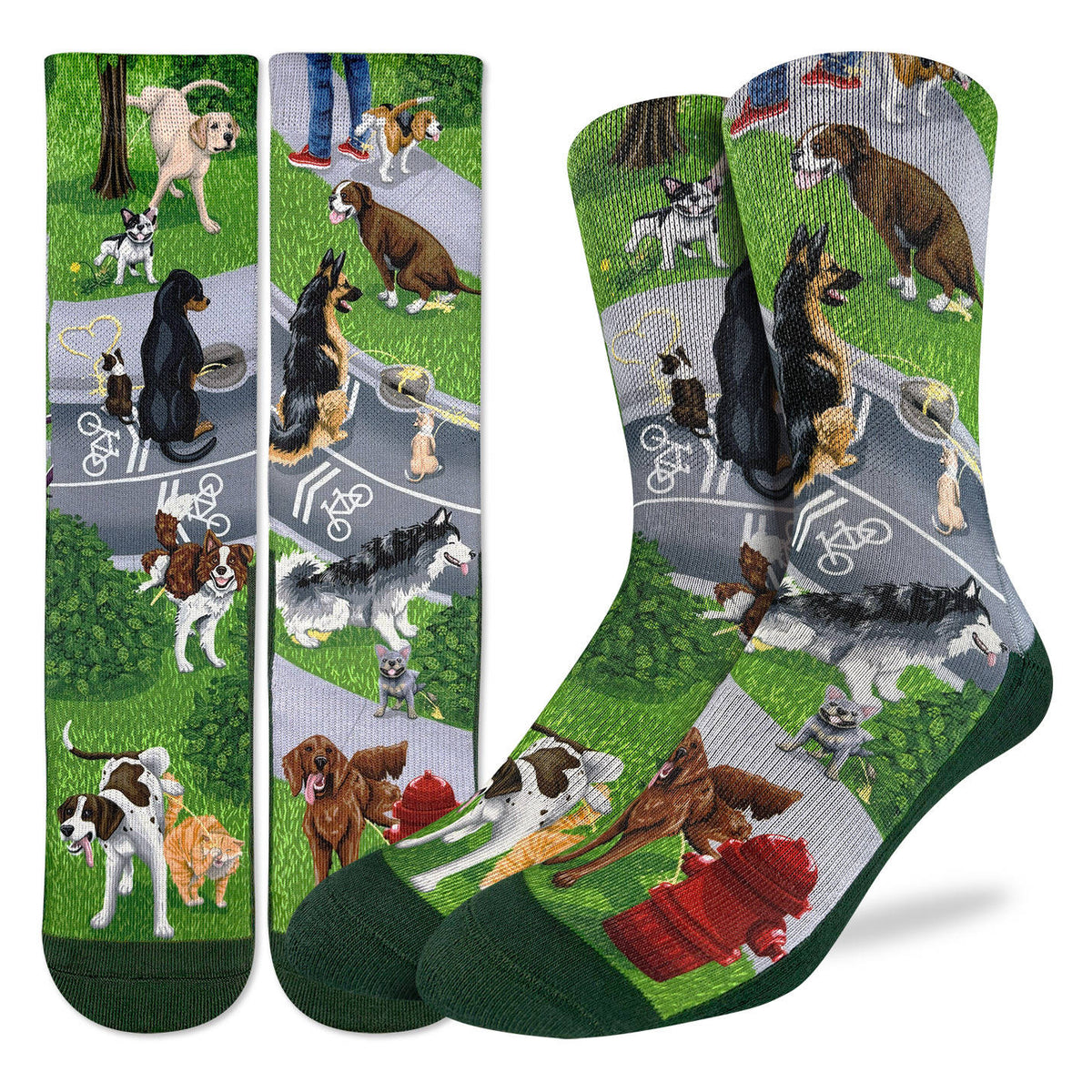 Men's Dogs Peeing Socks