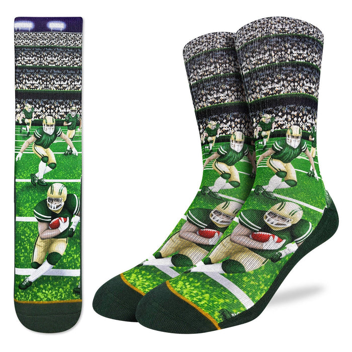 Men's Football, Green Socks