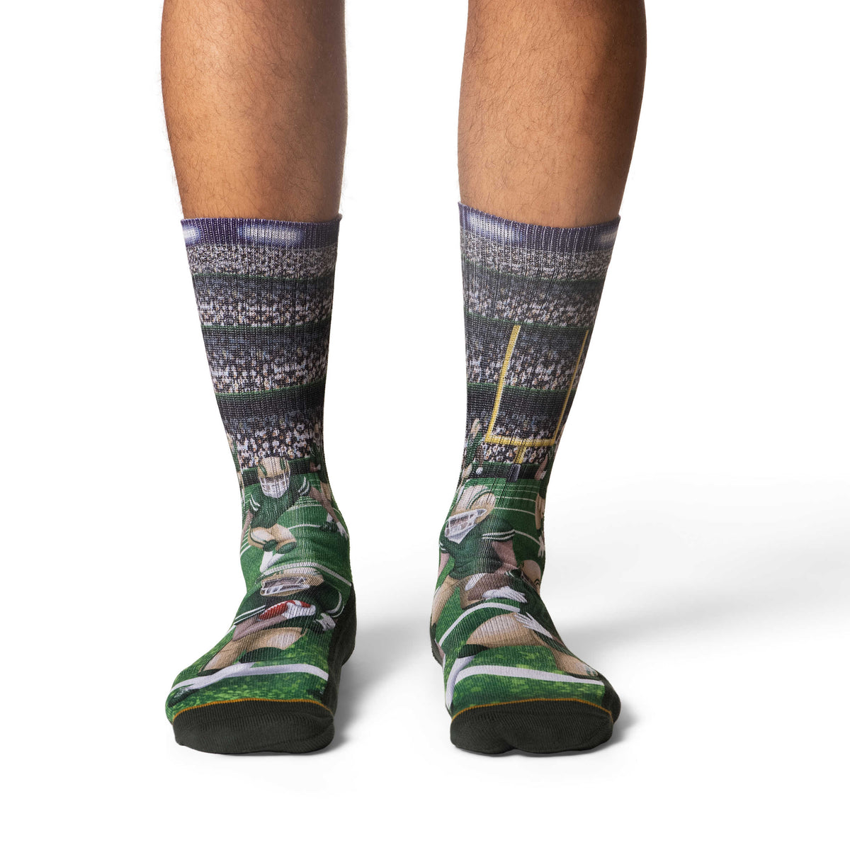 Men's Football, Green Socks