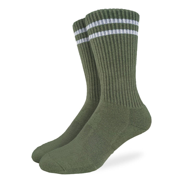 Men's Athletic Socks, Sage Green