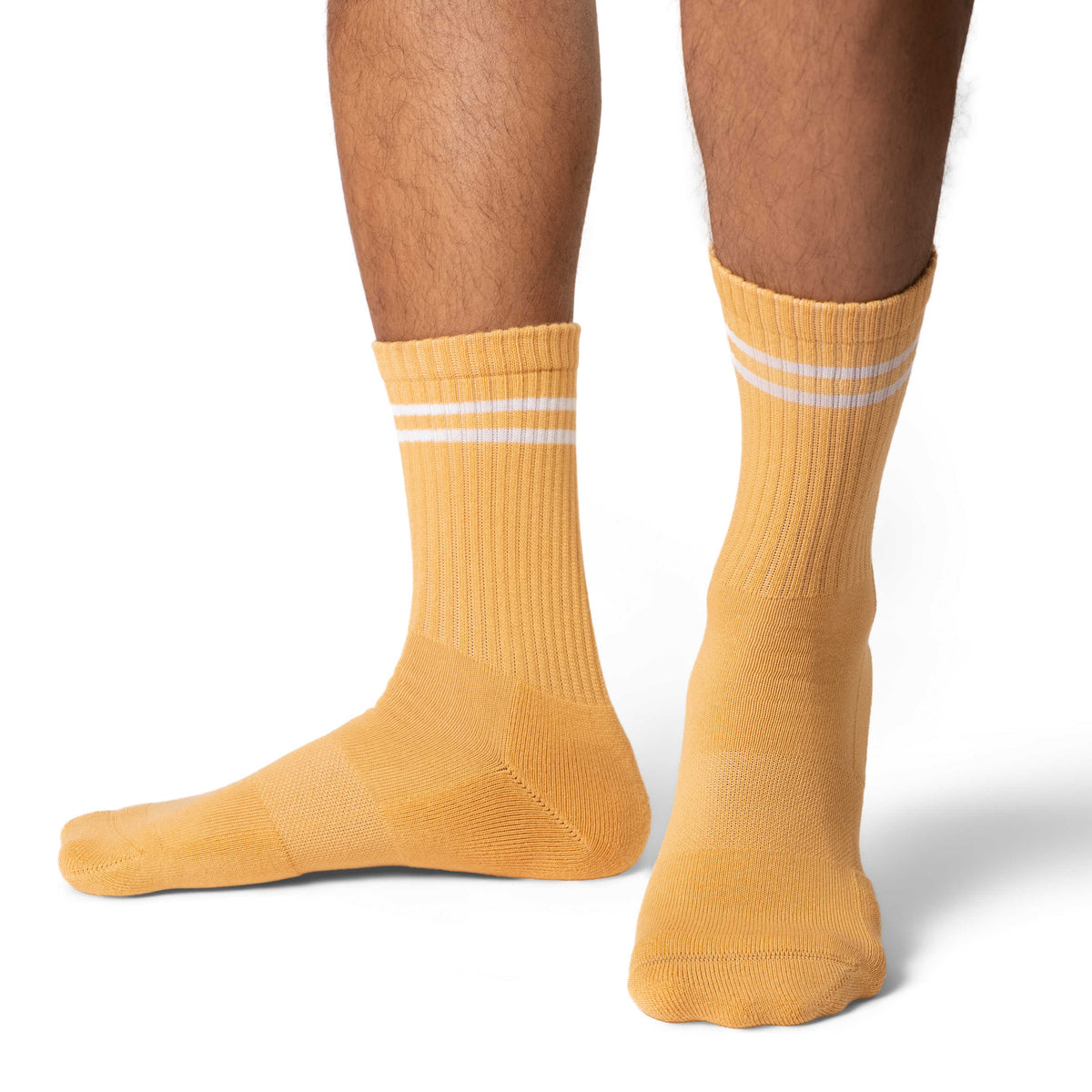 Men's Athletic Socks, Wheat