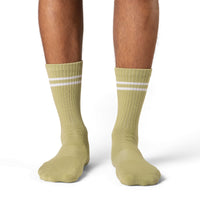 Men's Athletic Socks, Light Olive