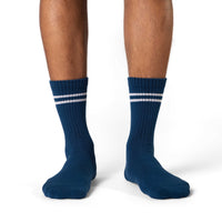 Men's Athletic Socks, Denim Blue