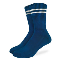 Men's Athletic Socks, Denim Blue