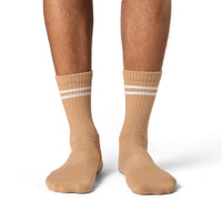 Men's Athletic Socks, Sand