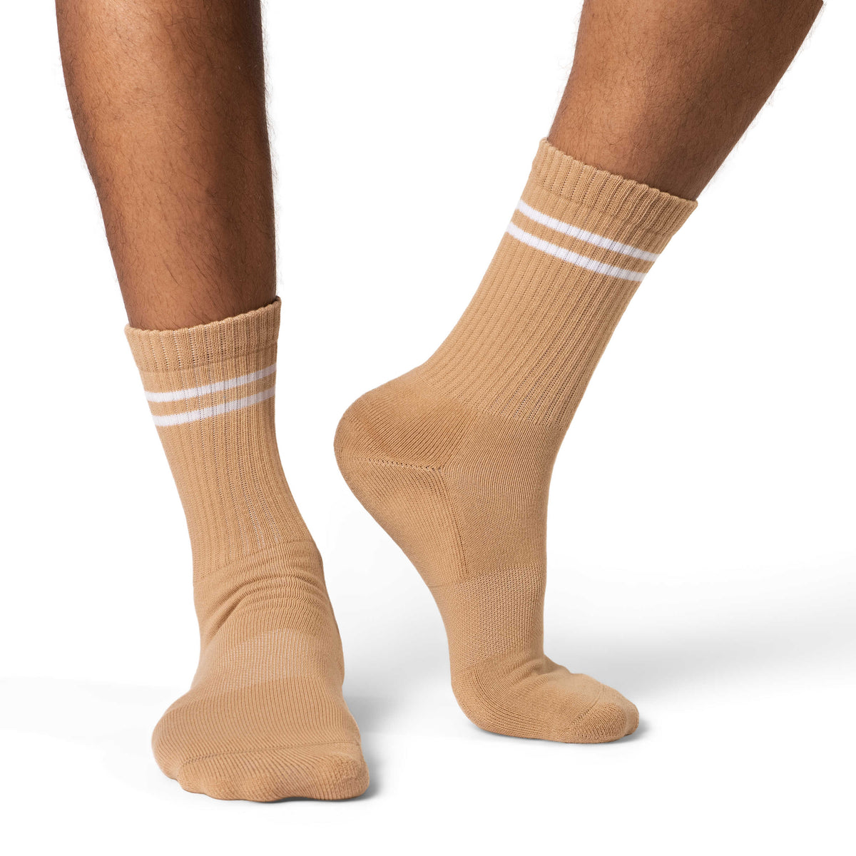 Men's Athletic Socks, Sand
