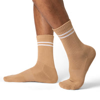 Men's Athletic Socks, Sand