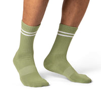 Men's Athletic Socks, Leaf Green