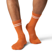 Men's Athletic Socks, Rust