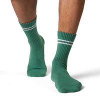 Men's Athletic Socks, Forest Green