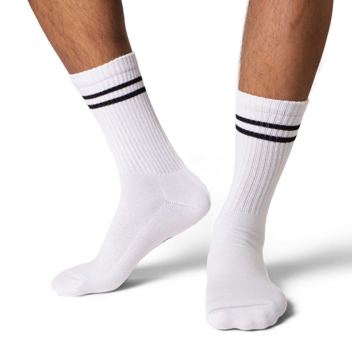Men's Athletic Socks, White