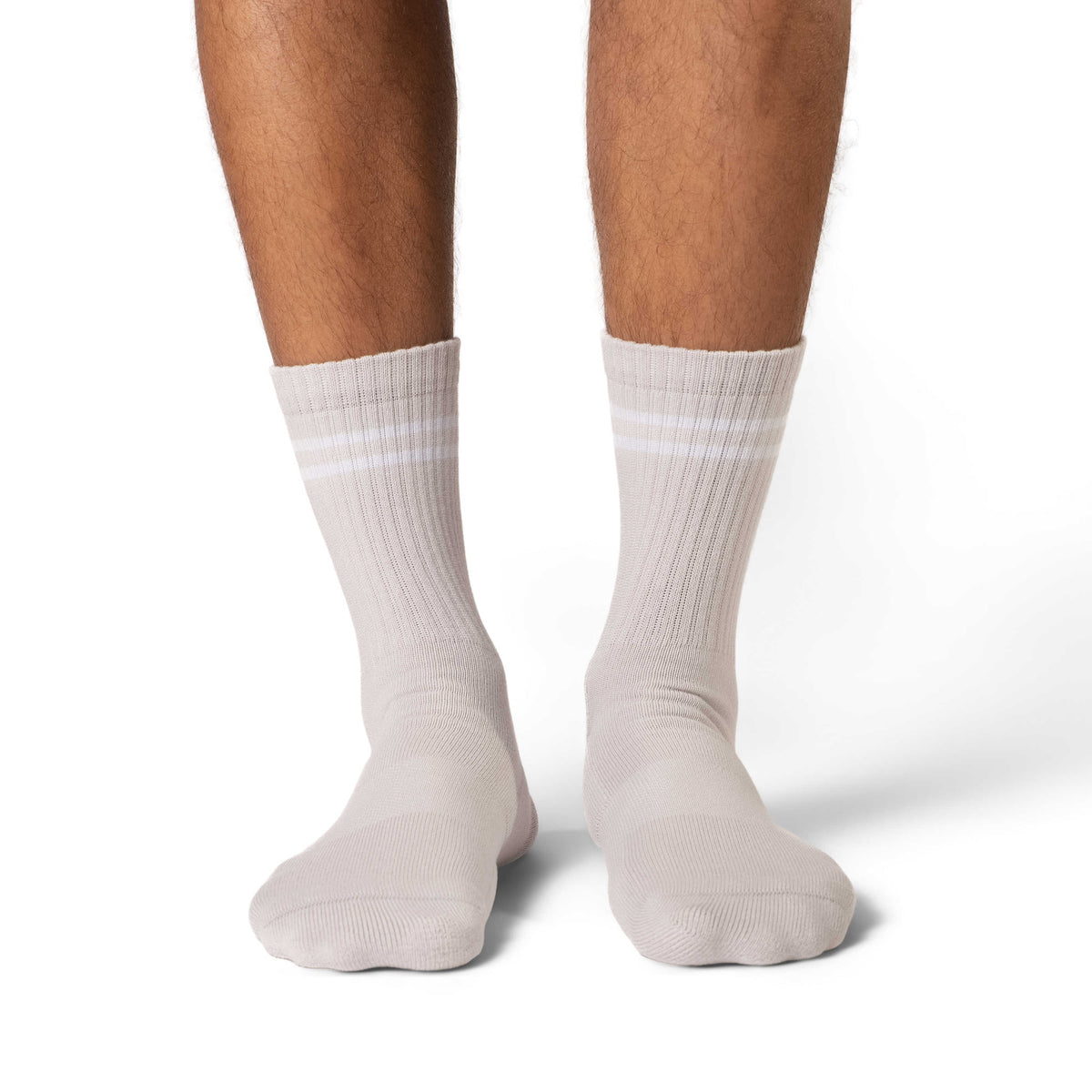 Men's Athletic Socks, Frost Grey
