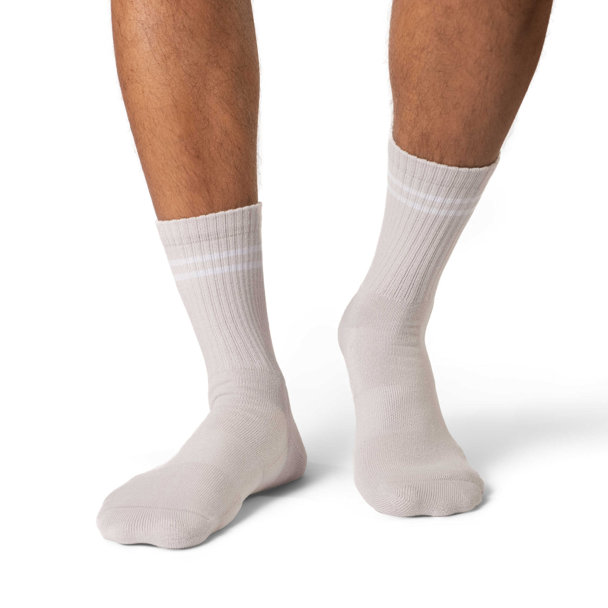 Men's Athletic Socks, Frost Grey