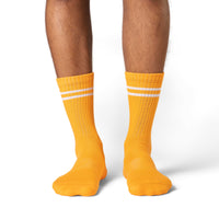 Men's Athletic Socks, Golden Yellow