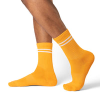 Men's Athletic Socks, Golden Yellow