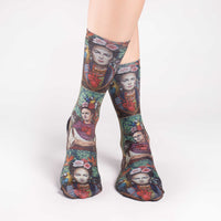 Women's Frida Kahlo, Ode To Frida Kahlo Socks