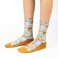 Women's Corgis on a Beach Socks
