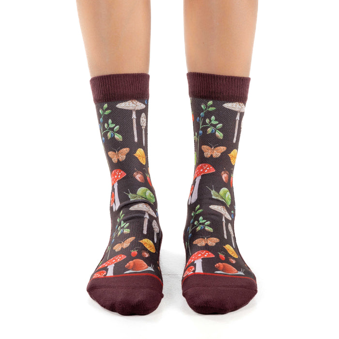Women's Mushrooms, Snails and Bugs Socks