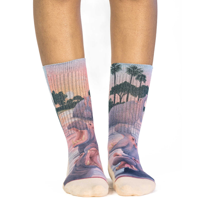 Women's Bloat of Hippopotamus Socks