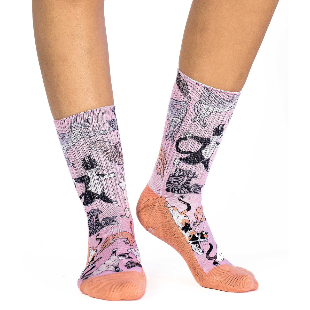 Women's Yoga Cats Socks