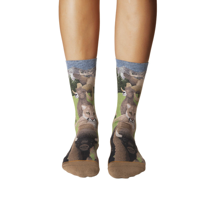 Women's North American Animals Socks