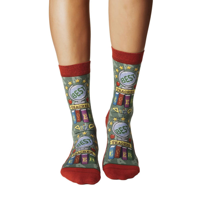 Women's Best Teacher Ever Socks