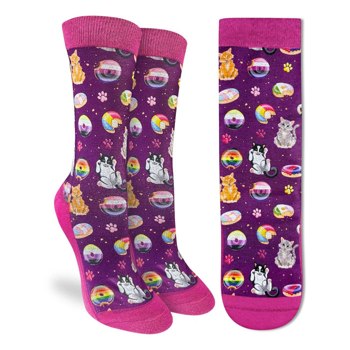 Women's Kitties & Donuts Socks