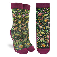 Women's Floral Dinosaurs Socks