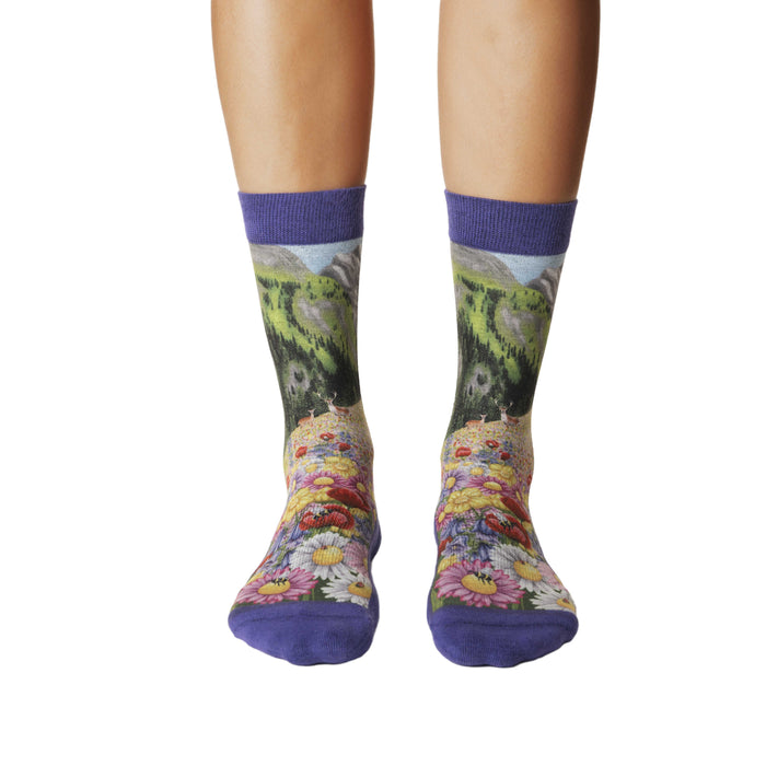 Women's Floral Meadow Socks