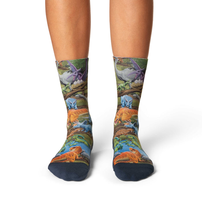 Women's Dinosaur World Socks