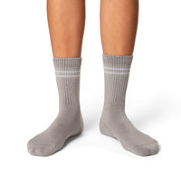 Women's Athletic Socks, Heather Grey