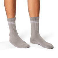 Women's Athletic Socks, Heather Grey