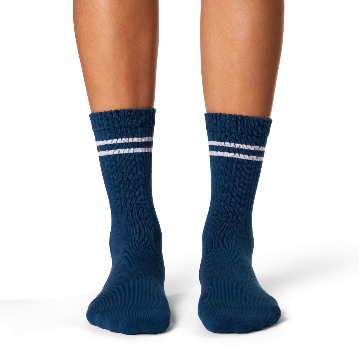 Women's Athletic Socks, Denim Blue