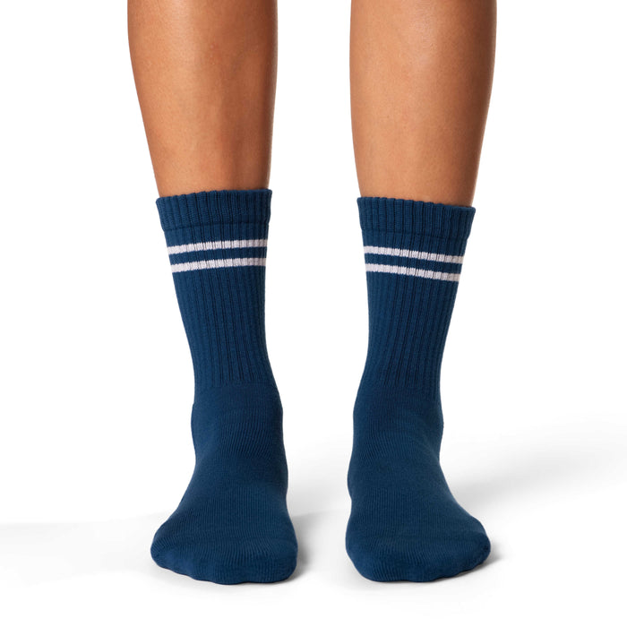 Women's Athletic Socks, Denim Blue