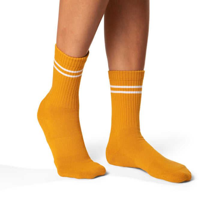 Women's Athletic Socks, Mustard