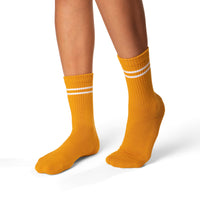 Women's Athletic Socks, Mustard