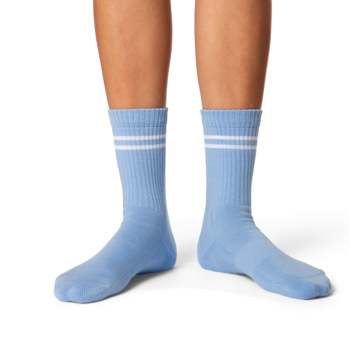 Women's Athletic Socks, Sky Blue