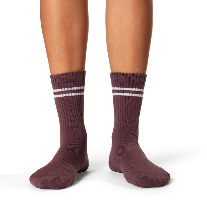 Women's Athletic Socks, Dusty Mauve