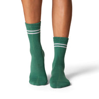 Women's Athletic Socks, Forest Green